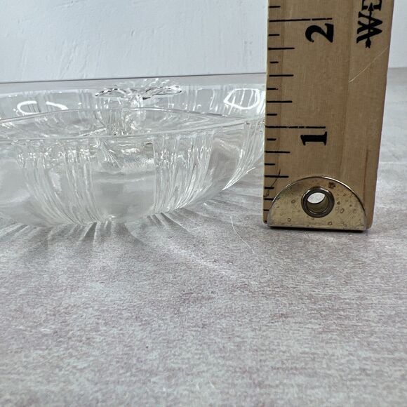 Vintage Hazel Atlas 572 Clear‎ 3-Part Relish Dish 7" - Picture 4 of 7